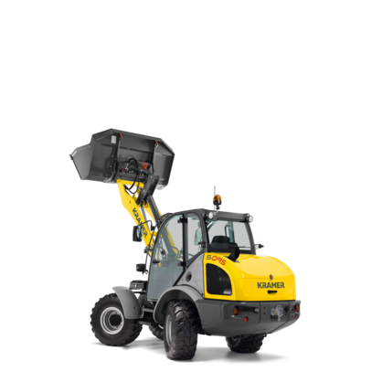 The Kramer wheel loader 5095 in a studio.