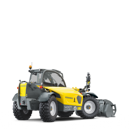 The Kramer telehandler 4007 in a studio.