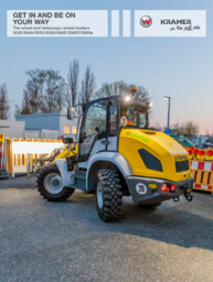 The brochure of the small wheel and telescopic wheel loaders of the 5 series of Kramer.
